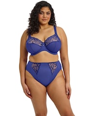 Elomi Blue Zarla High Leg Briefs - Image 6 of 7