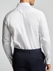 Ted Baker Tailoring Стрейчевый двойной манжет Slim 100% хлопок белый рубашки - Image 2 of 3