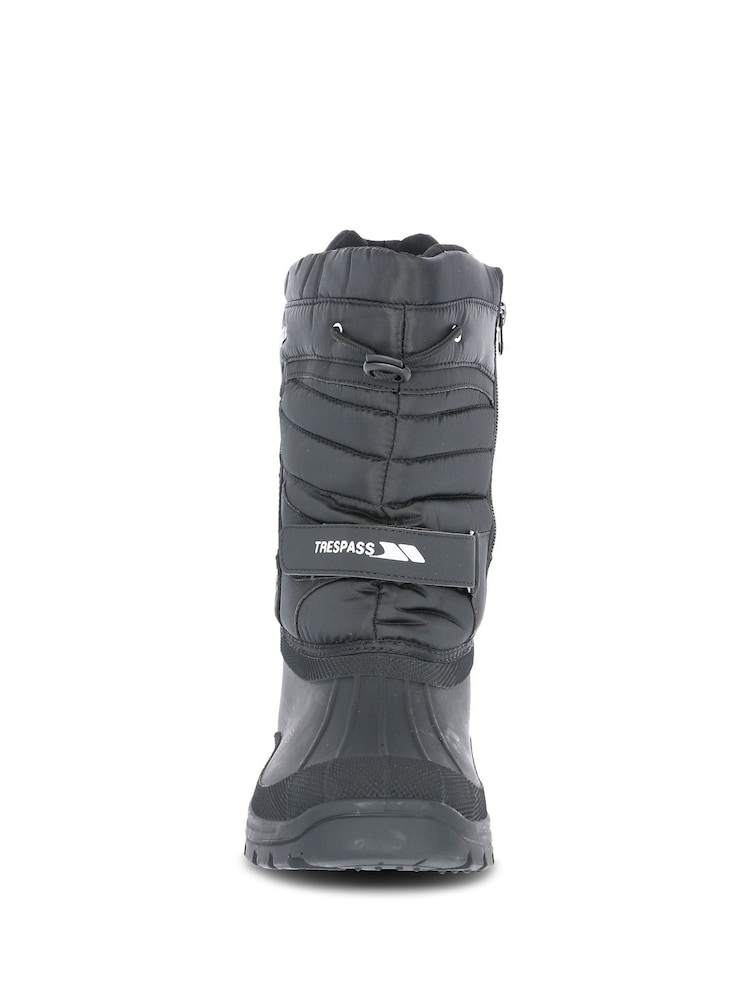 Trespass Adult Dodo Black Snow Boots - Image 2 of 2