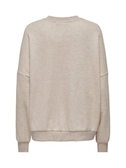 ONLY Grey Slogan Sweatshirt - Image 6 of 6