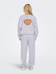 ONLY Grey Slogan Joggers - Image 2 of 6