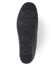Pavers Black Smart Leather Moccasins - Image 5 of 5