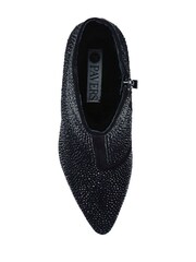 Pavers Black Cone Heeled Smart Ankle Boots - Image 4 of 5