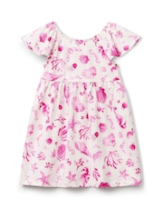 Benetton Girls All Over Print 100% Cotton Dress (2-6 yrs) - Image 1 of 3