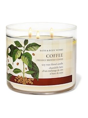 Bath & Body Works Freshly Brewed Coffee 3-Wick Candle 14.5 oz / 411 g - Image 1 of 1