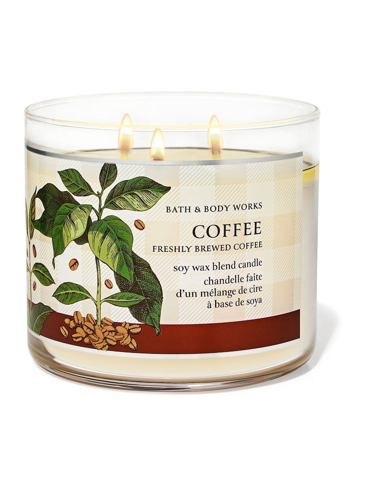 Bath & Body Works Freshly Brewed Coffee 3-Wick Candle 14.5 oz / 411 g - Image 1 of 1