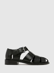 Schuh EC Lesia Suede Fisherman Brown Shoes - Image 1 of 4