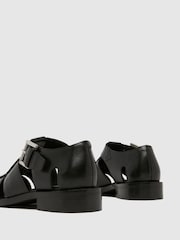 Schuh EC Lesia Suede Fisherman Brown Shoes - Image 4 of 4