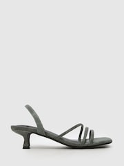 Schuh Green Steele Strappy Kitten Sandals - Image 1 of 4