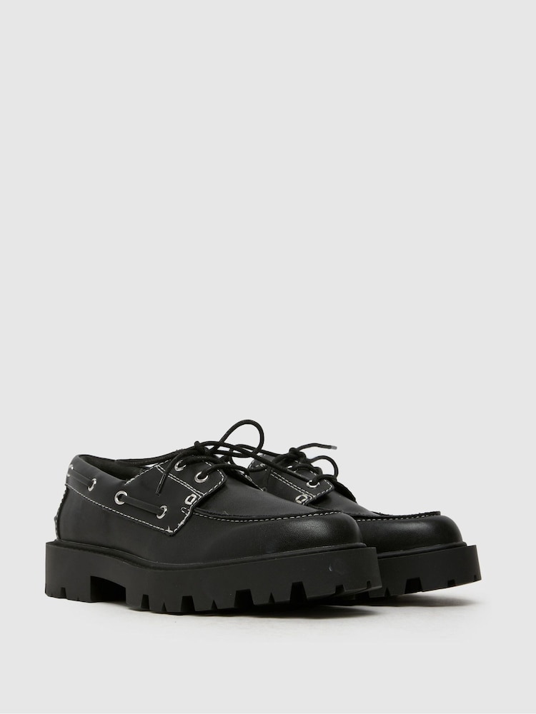 črna - Navtični čevlji Schuh Leora - Slika 2 iz 4