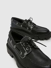 črna - Navtični čevlji Schuh Leora - Slika 3 iz 4