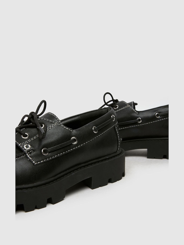 črna - Navtični čevlji Schuh Leora - Slika 4 iz 4