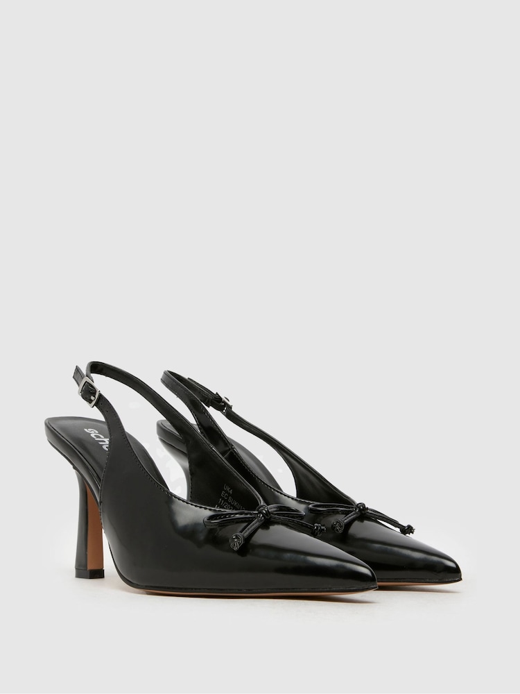 Черный - Туфли-лодочки с ремешком через пятку и бантом Schuh ec Suki - Image 2 of 4 Черный - Туфли-лодочки с ремешком через пятку и бантом Schuh ec Suki - Image 2 of 4