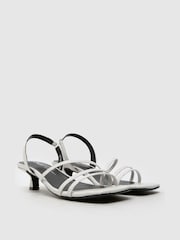 Schuh Green Steele Strappy Kitten Sandals - Image 2 of 4