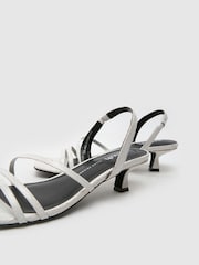 Schuh Green Steele Strappy Kitten Sandals - Image 4 of 4