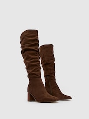 Schuh Daria Knee Brown High Boots - Image 2 of 4