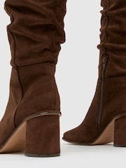 Schuh Daria Knee Brown High Boots - Image 4 of 4