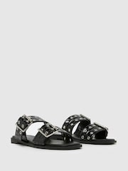Negro - Schuh Tenika Hardwear Mule Black Sandals - Imagen 2 de 4