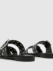 Negro - Schuh Tenika Hardwear Mule Black Sandals - Imagen 4 de 4