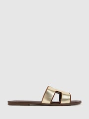 Schuh Tandra Leather Mule Sandals - Image 1 of 4
