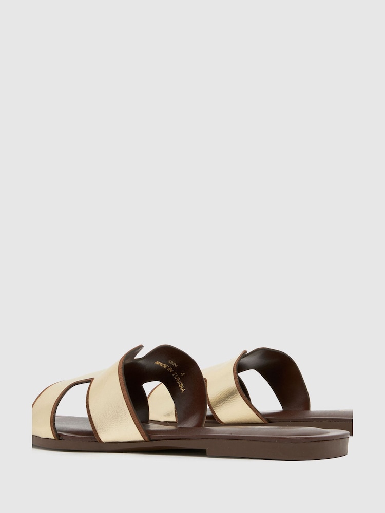 Schuh Tandra Leather Mule Sandals - Image 3 of 4