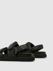 Schuh Tiesha Footbed Black Sandals - Image 4 of 4