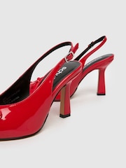 Красный - Туфли-лодочки с ремешком через пятку и бантом Schuh ec Suki - Image 4 of 4