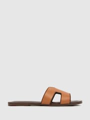 Schuh Tandra Leather Mule Sandals - Image 1 of 4