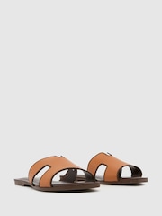 Schuh Tandra Leather Mule Sandals - Image 2 of 4