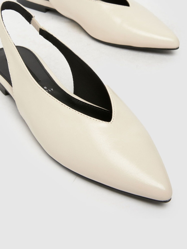 Schuh Lace Point Slingback Shoes - Image 3 of 4