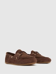 Schuh Suede Moccasin Boat Shoes - Image 2 of 3