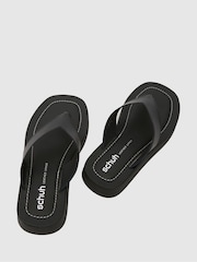 Черный - Schuh Tanisha Toe Post черный сандалии - Image 4 of 4