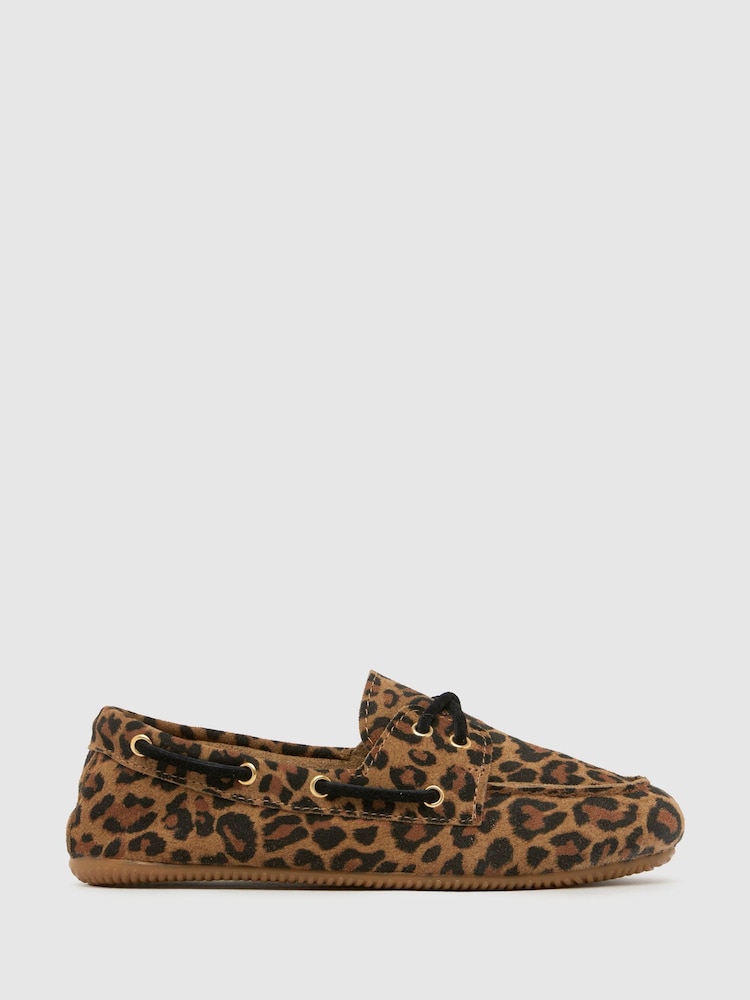 Schuh Suede Moccasin Boat Shoes - Image 1 of 4