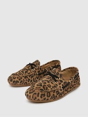 Schuh Suede Moccasin Boat Shoes - Image 4 of 4
