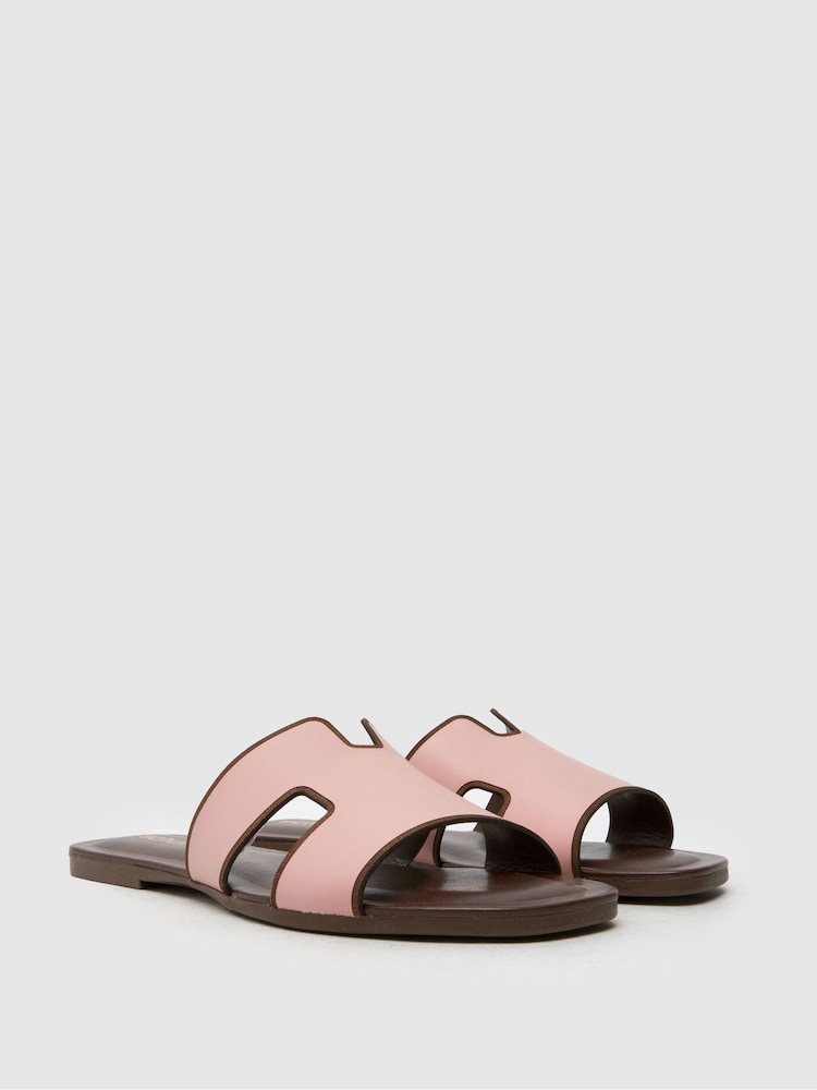 Schuh Tandra Leather Mule Sandals - Image 2 of 4