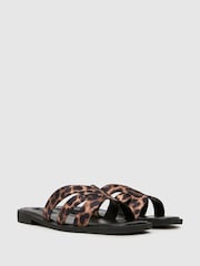 Schuh Trisha Flat Mule Black Sandals - Image 2 of 4