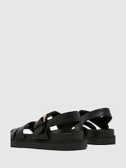 Schuh EC Taria Fisherman Black Sandals - Image 4 of 4