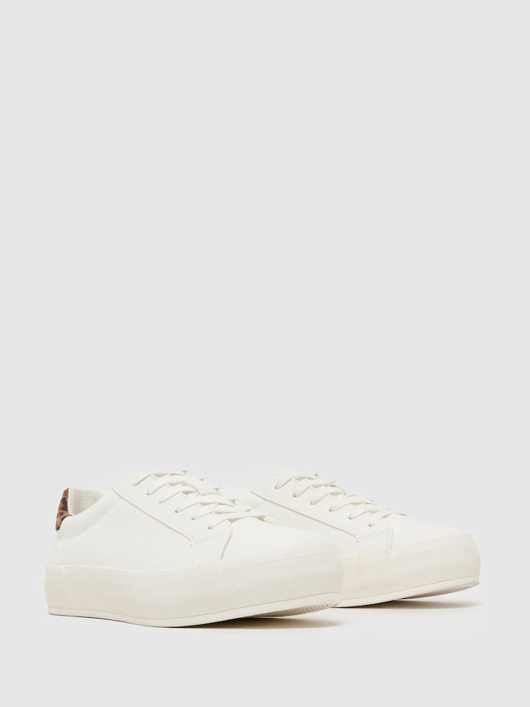Schuh Мариэлла на толстой плоской платформе белых тренажеров - Image 2 of 4