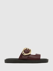 Schuh Teela Leather Buckle Sandals - Image 2 of 4