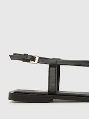 Schuh Taran Metal Toeloop Black Sandals - Image 4 of 4