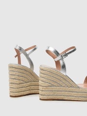 Schuh Silver Valerie Embellished Espedrilles - Image 4 of 4
