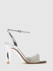 Schuh Silver Sariah Heeled Sandals - Image 1 of 4