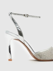 Schuh Silver Sariah Heeled Sandals - Image 2 of 4
