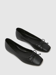 Schuh Lotta Square Toe Ballerinas - Image 3 of 4