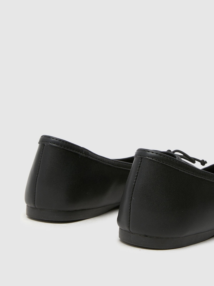 Schuh Lotta Square Toe Ballerinas - Image 4 of 4