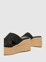 Schuh Valeta Raffia Wedge Sandals - Image 4 of 4