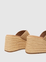 Schuh Valeta Raffia Wedge Sandals - Image 4 of 4