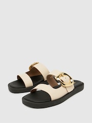 Schuh Teela Leather Buckle Sandals - Image 1 of 4