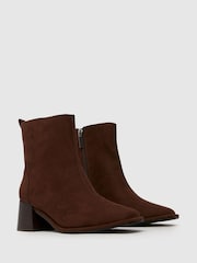 Schuh WF Bowie Block Brown Boots - Image 2 of 4