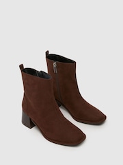Schuh WF Bowie Block Brown Boots - Image 3 of 4